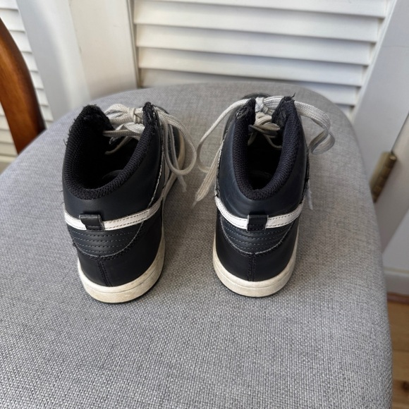 Nike Kid's Dunk High Top Athletic Shoe Sneakers Black Anthracite White 2Y - Picture 5 of 9